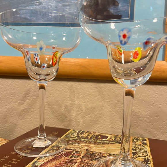 Crate&Barrel Dining Nwt Crate Barrel Margarita Glass Set Poshmark